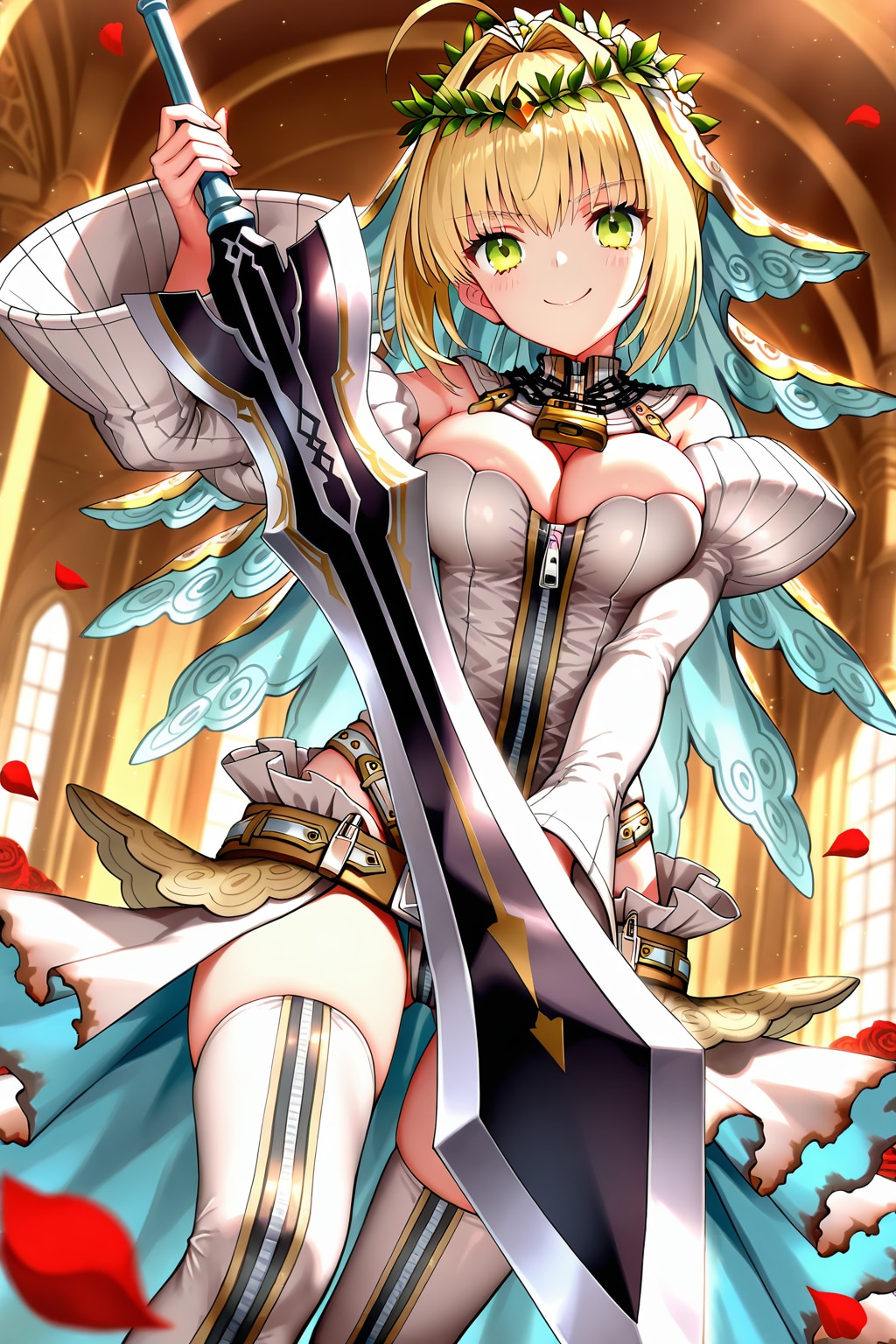 #お花「嫁セイバー」