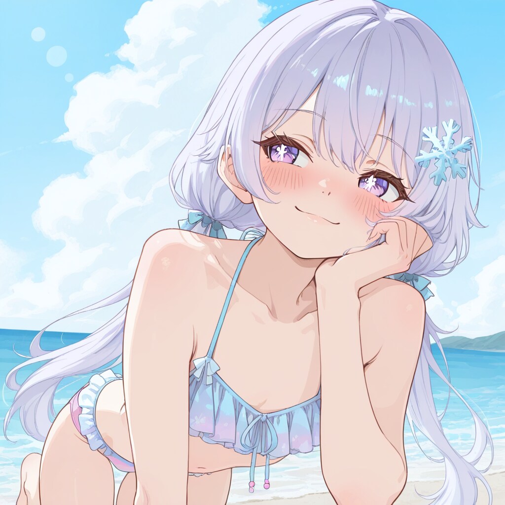 ビキニだよー(｡>﹏<｡)