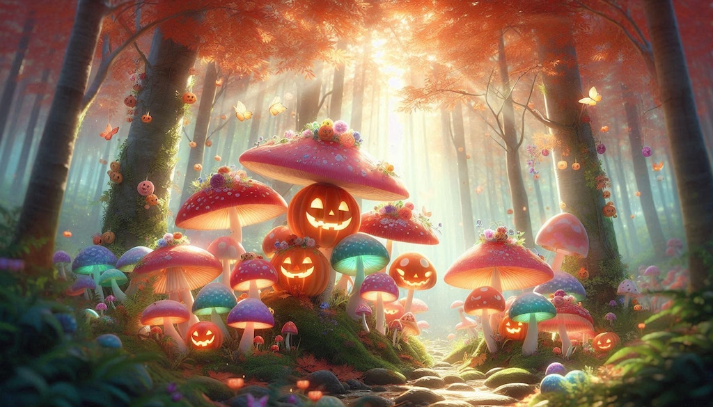 ハロウィンきのこ