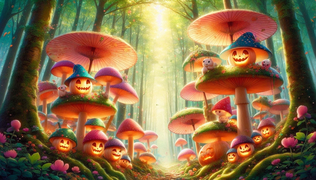 ハロウィンきのこ