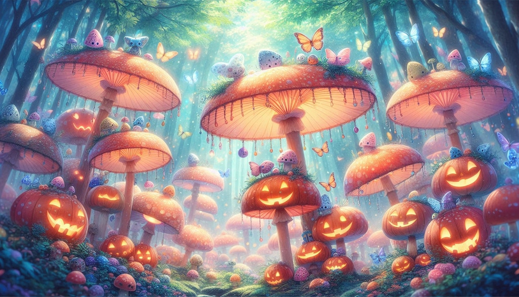 ハロウィンきのこ