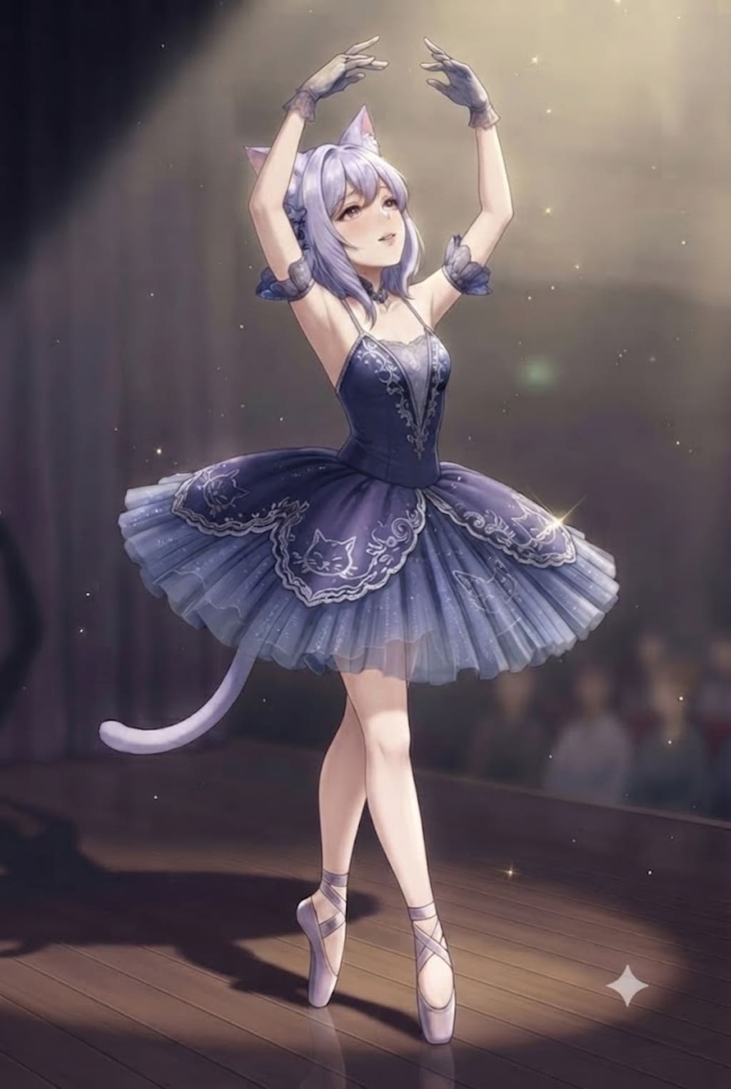 バレエのプリマドンナのシス
