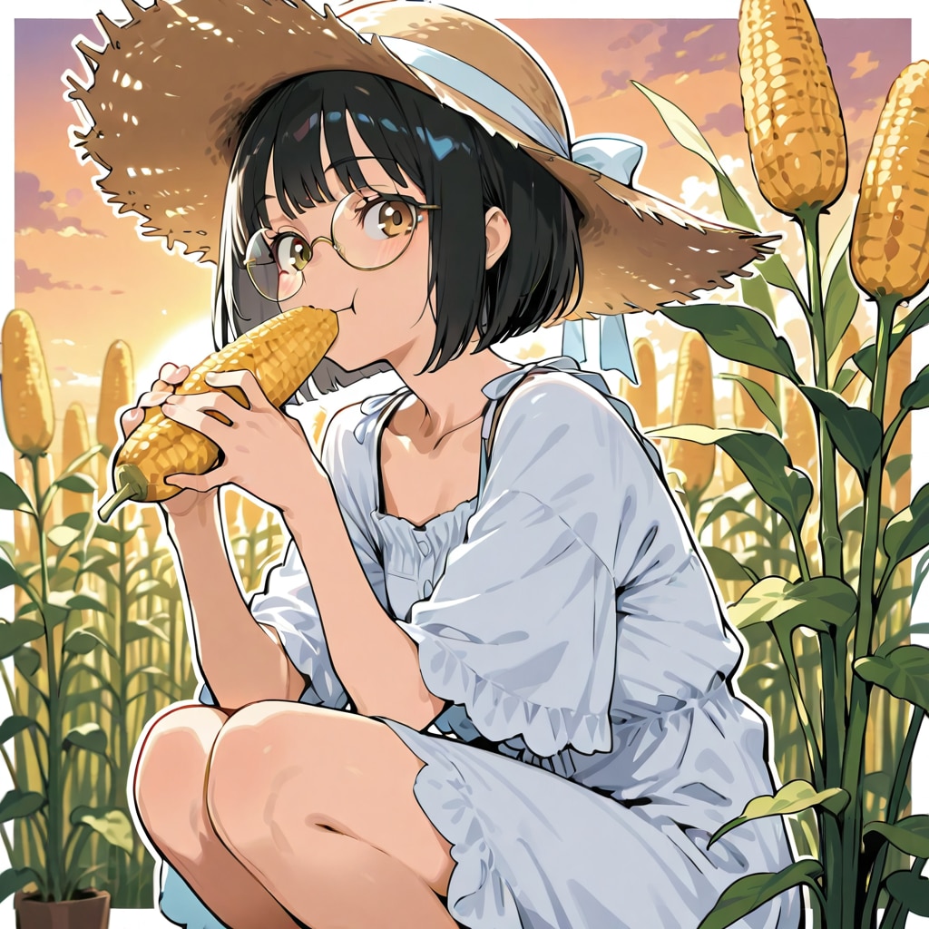 とうもろこし🌽 | の人気AIイラスト・グラビア