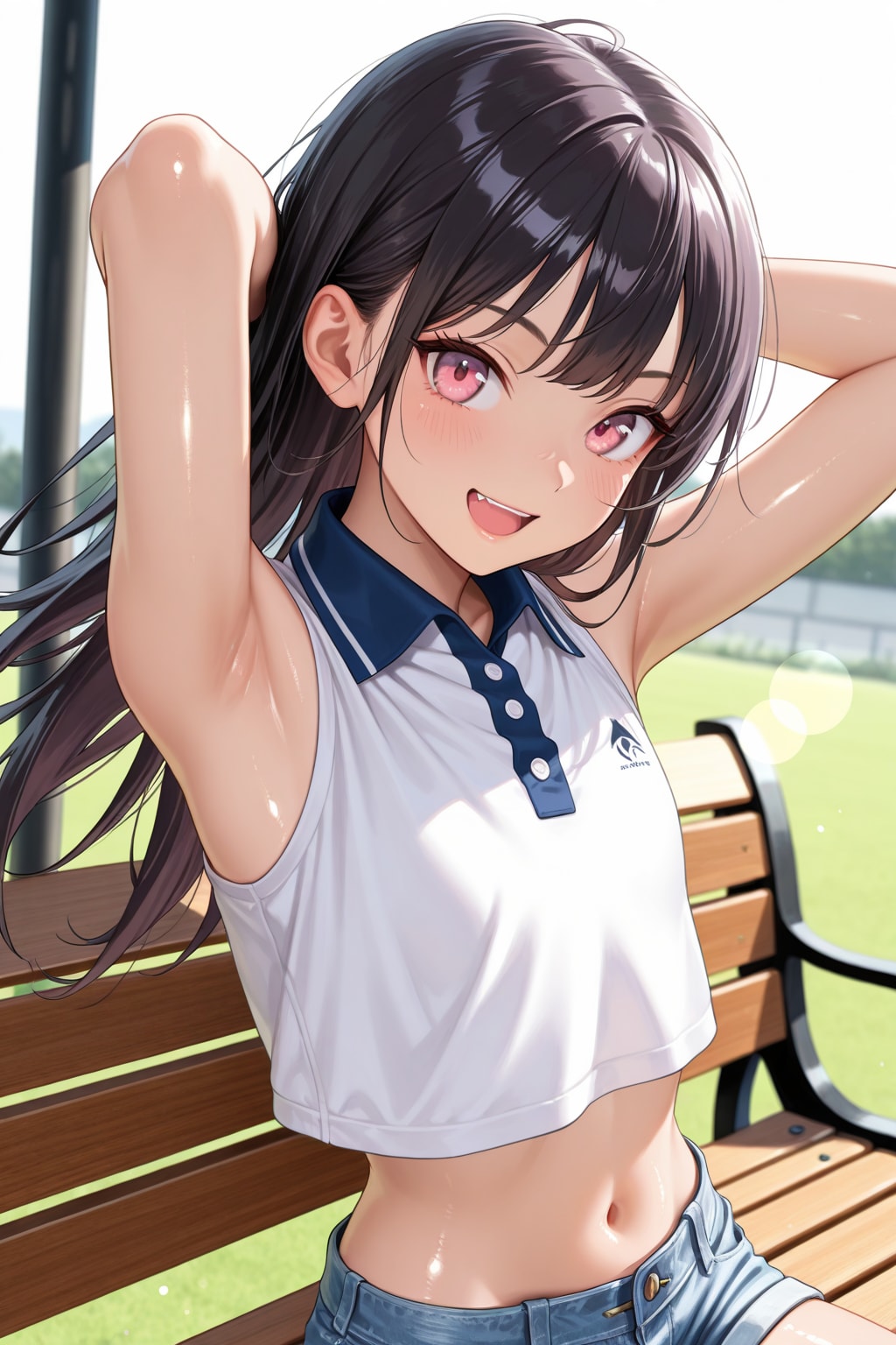【本日の板野ちゃん】「ノースリーブもいいでしょ♪」