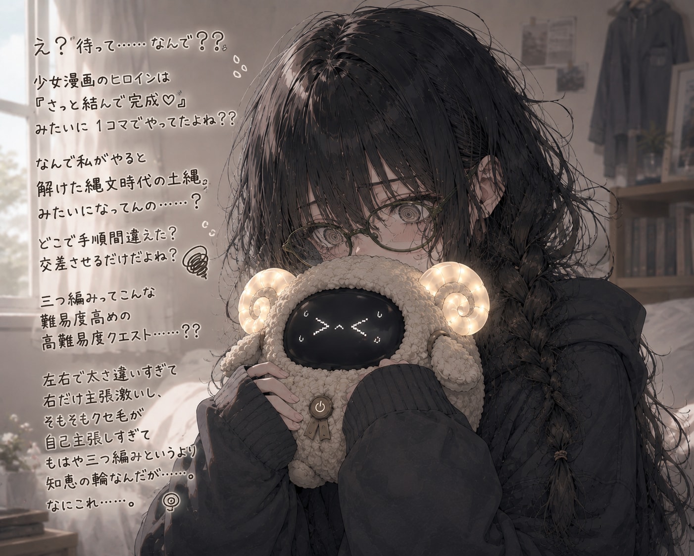 迷子森こよりは、何を間違えたのかも分からずフリーズした。
