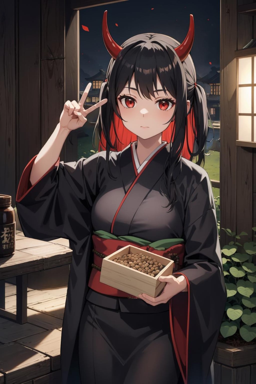 鬼は外？返り討ちにしてくれるわ【全4枚】