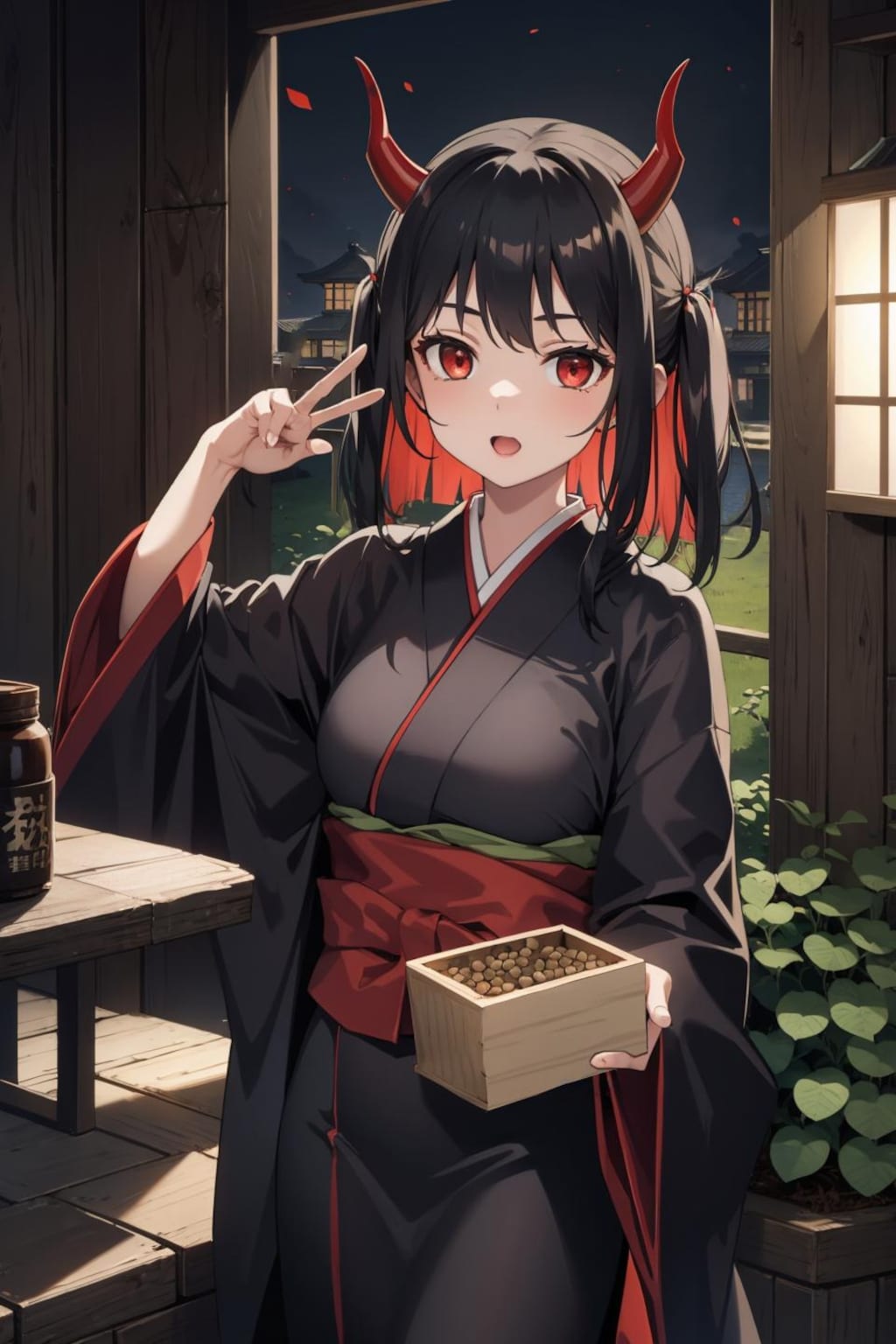 鬼は外？返り討ちにしてくれるわ【全4枚】