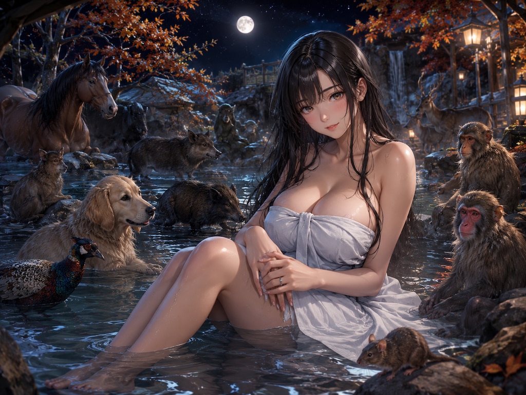 露天風呂の日企画作品です
