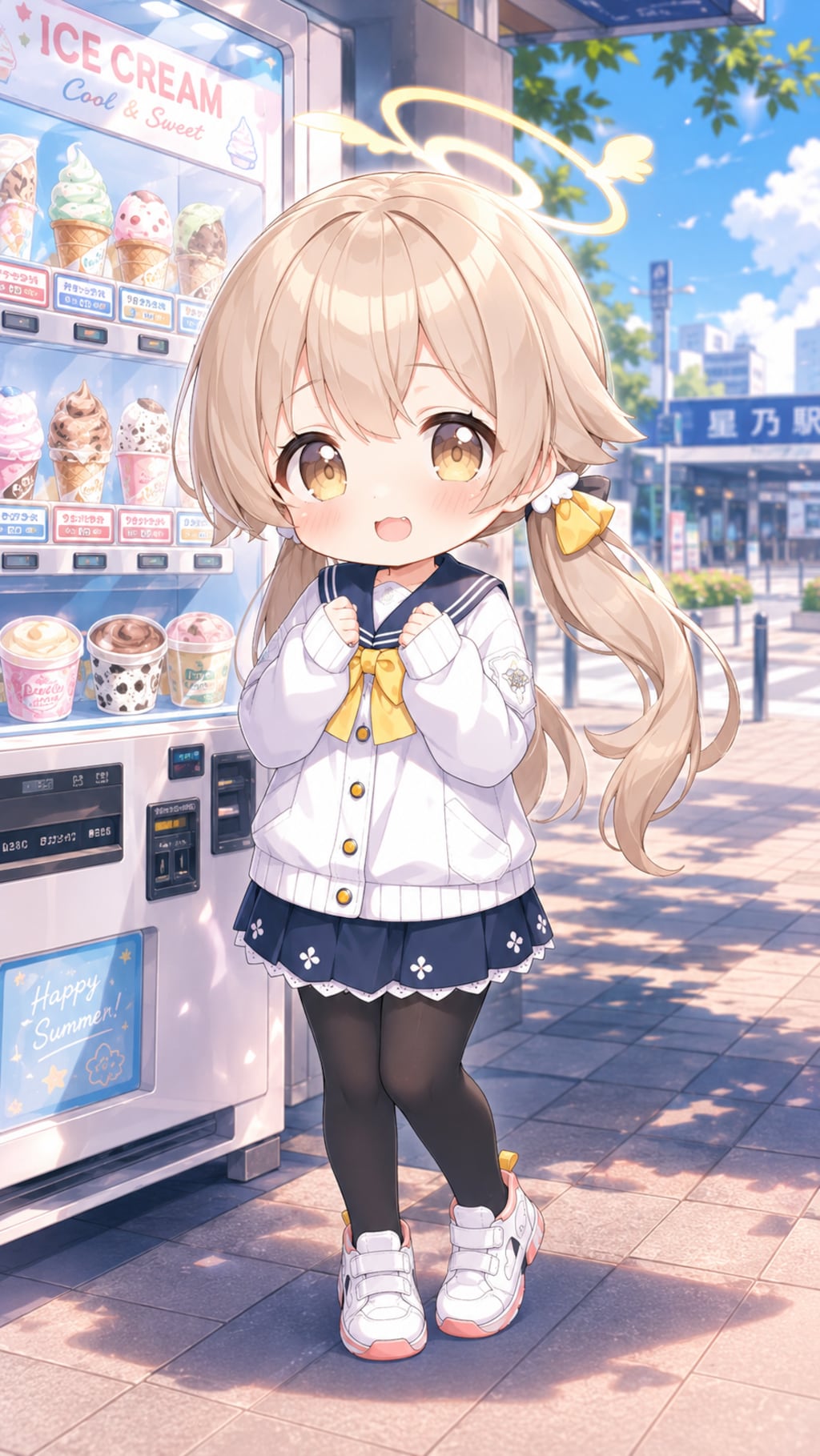 アイスをおねだりするヒフミ(通常・SD)