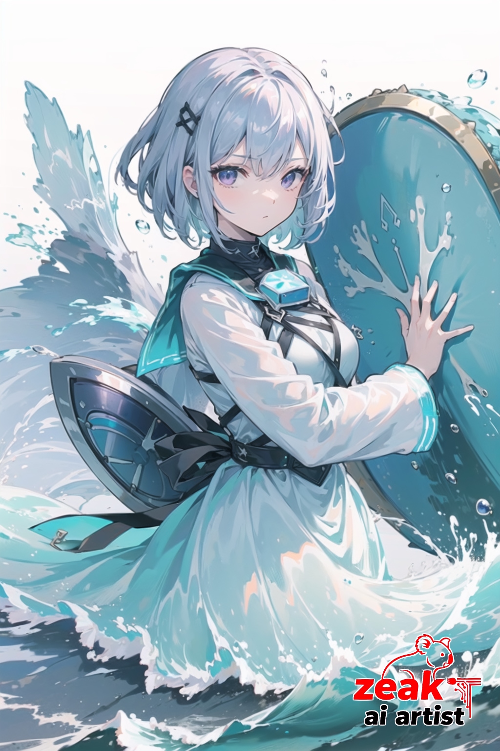 水の戦士 | の人気AIイラスト・グラビア