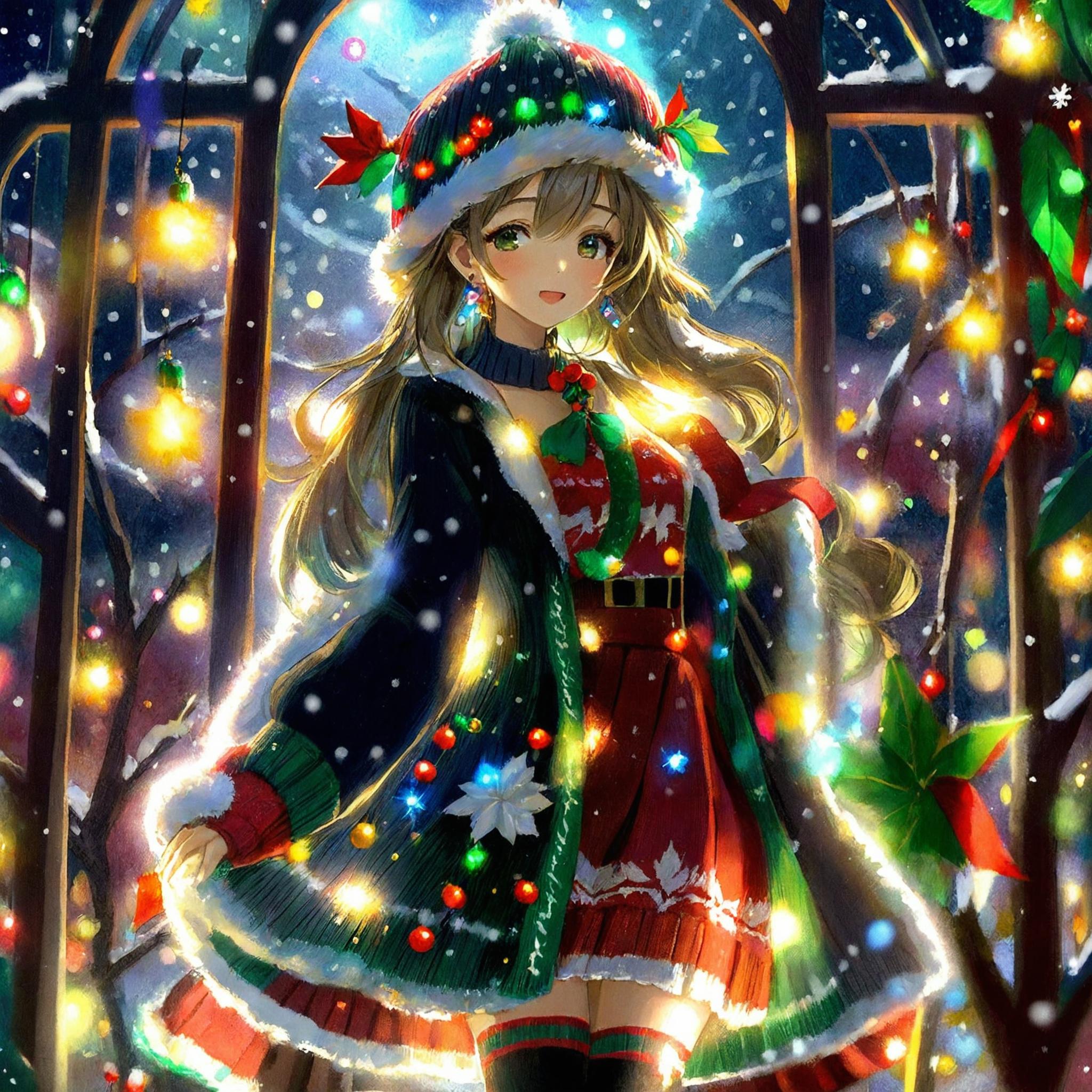 💓クリスマスのドレスです | の人気AIイラスト・グラビア