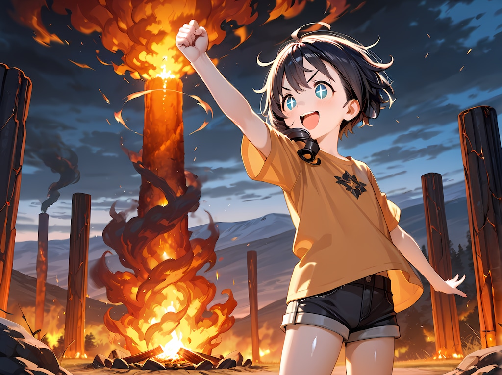 超キャンプファイヤー🔥🎆