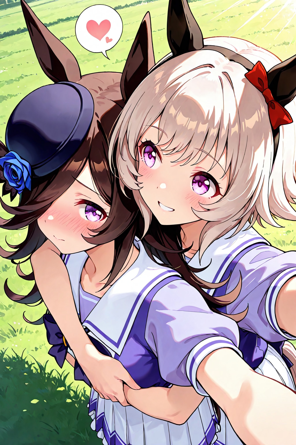 仲良しカレンライス自撮り♡