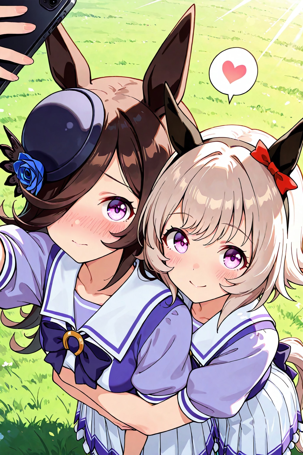 仲良しカレンライス自撮り♡