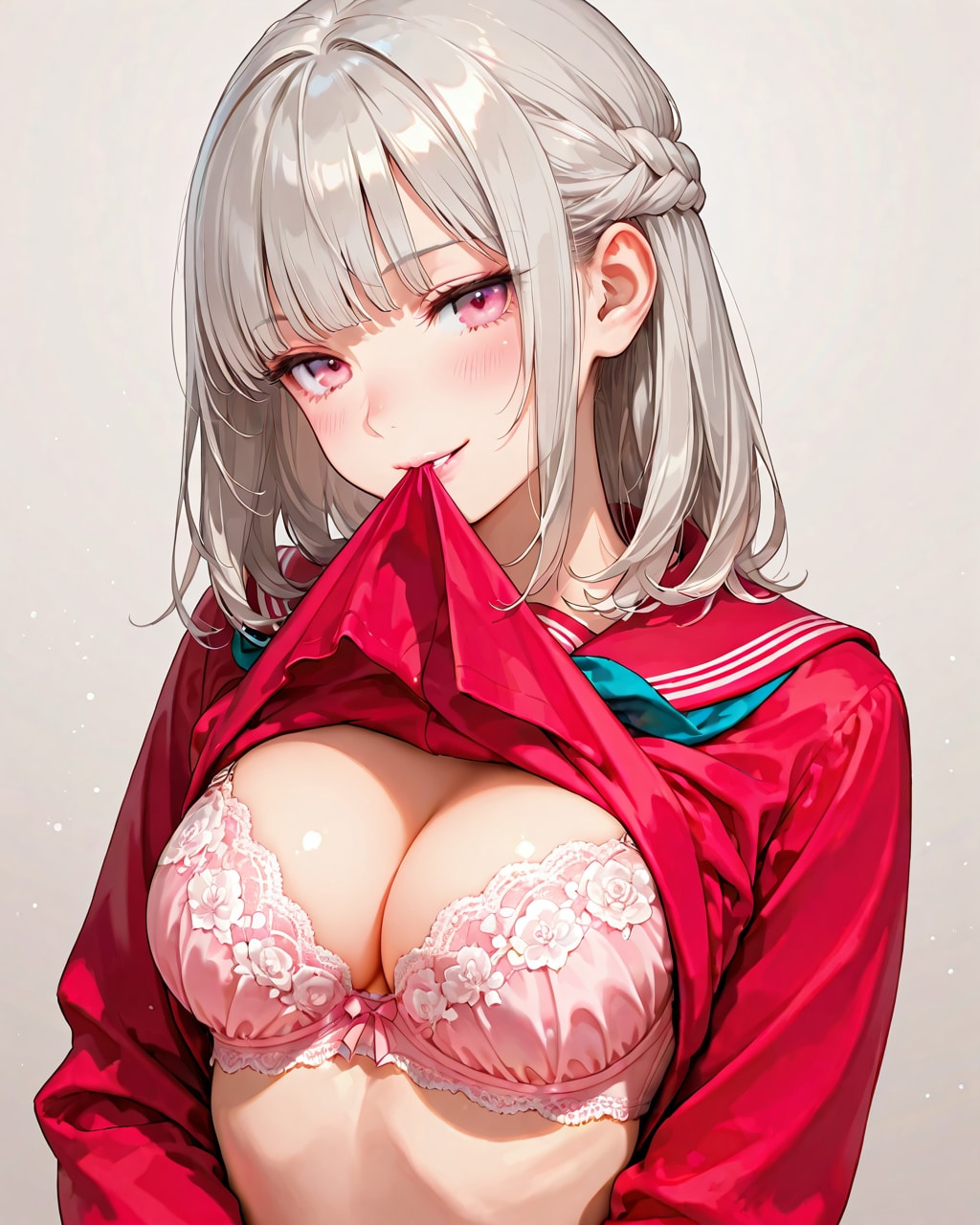 学校にて