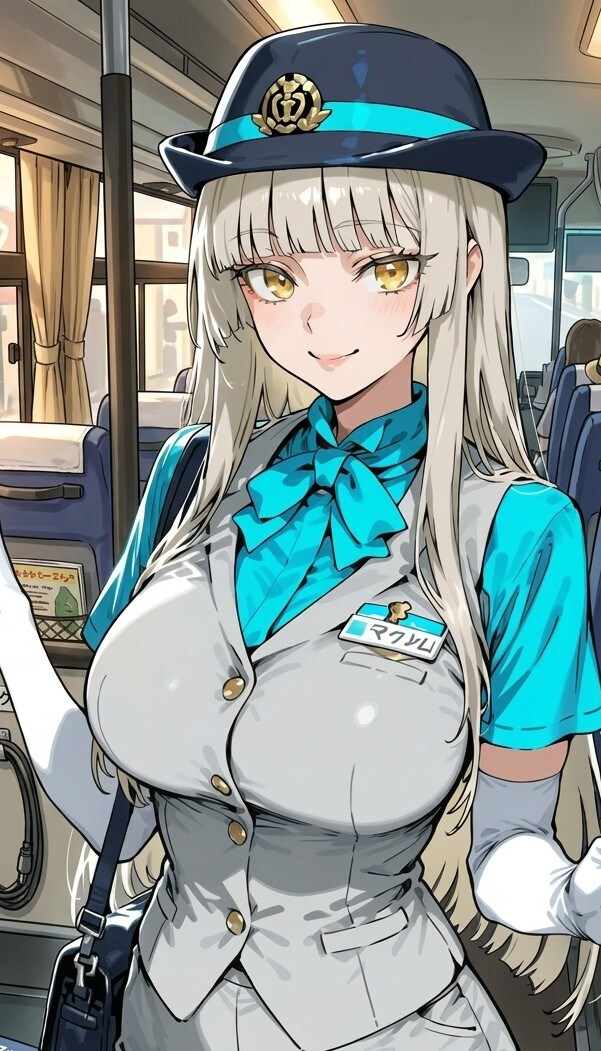 【再】バスガイド | の人気AIイラスト・グラビア