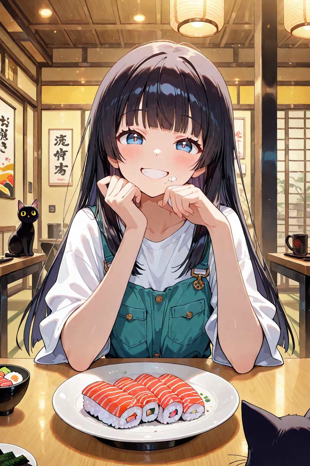 BONSAI. 寿司屋🍣に行った。 | の人気AIイラスト・グラビア