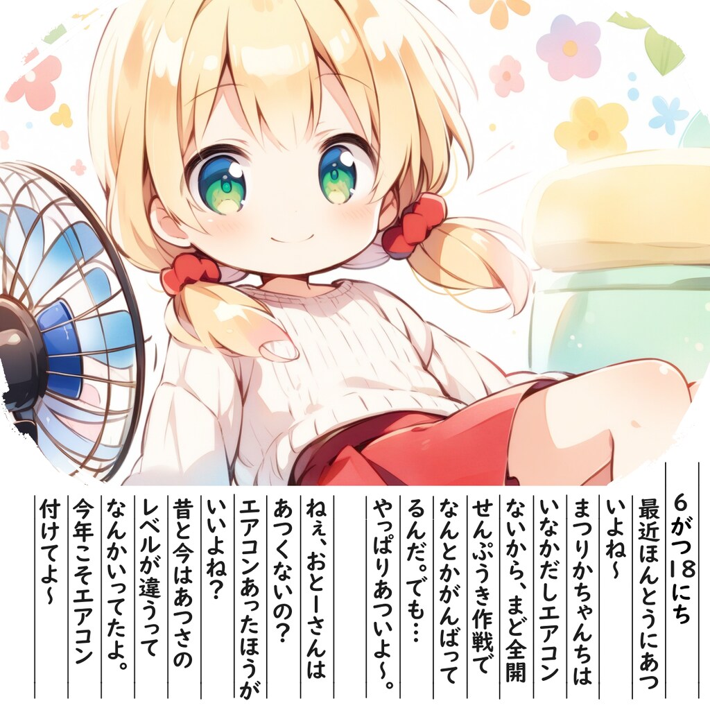 【絵日記】エアコンほしいよ～