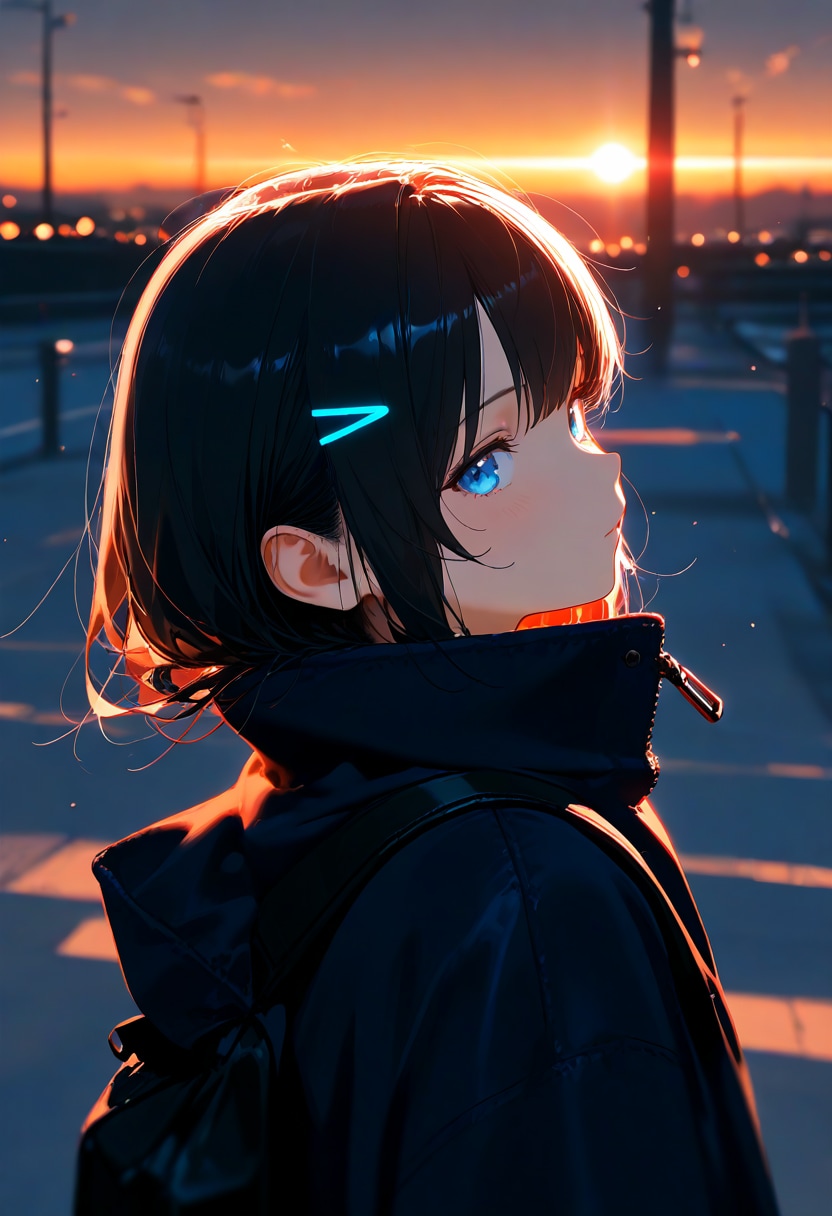 ポートレート(光と影)(cinematic lighting)(37)