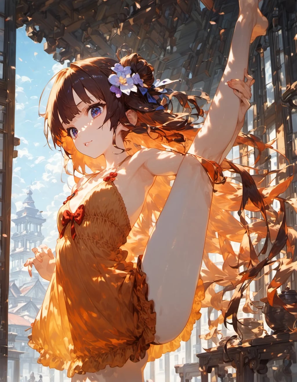 Dancing in Golden Light