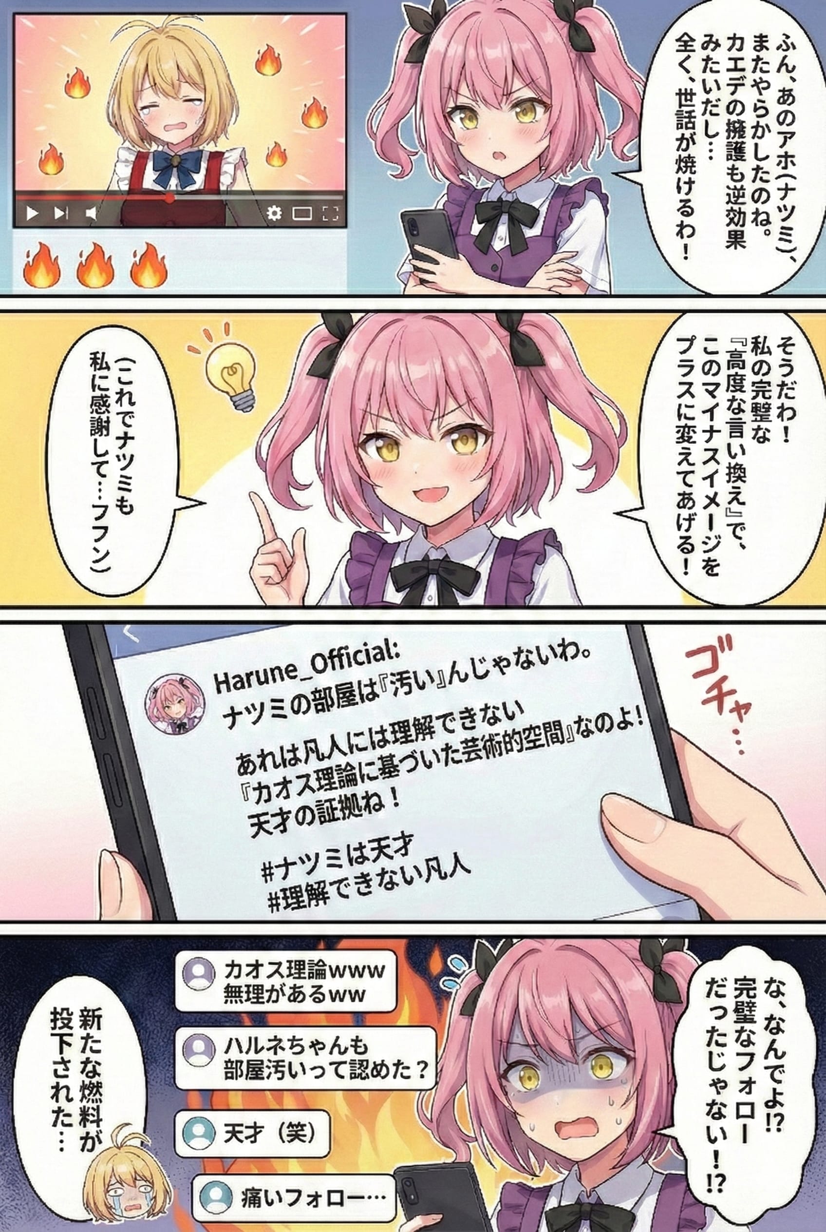 全力アイドルナツミちゃん〜ナツミ炎上中② | の人気AIイラスト・グラビア