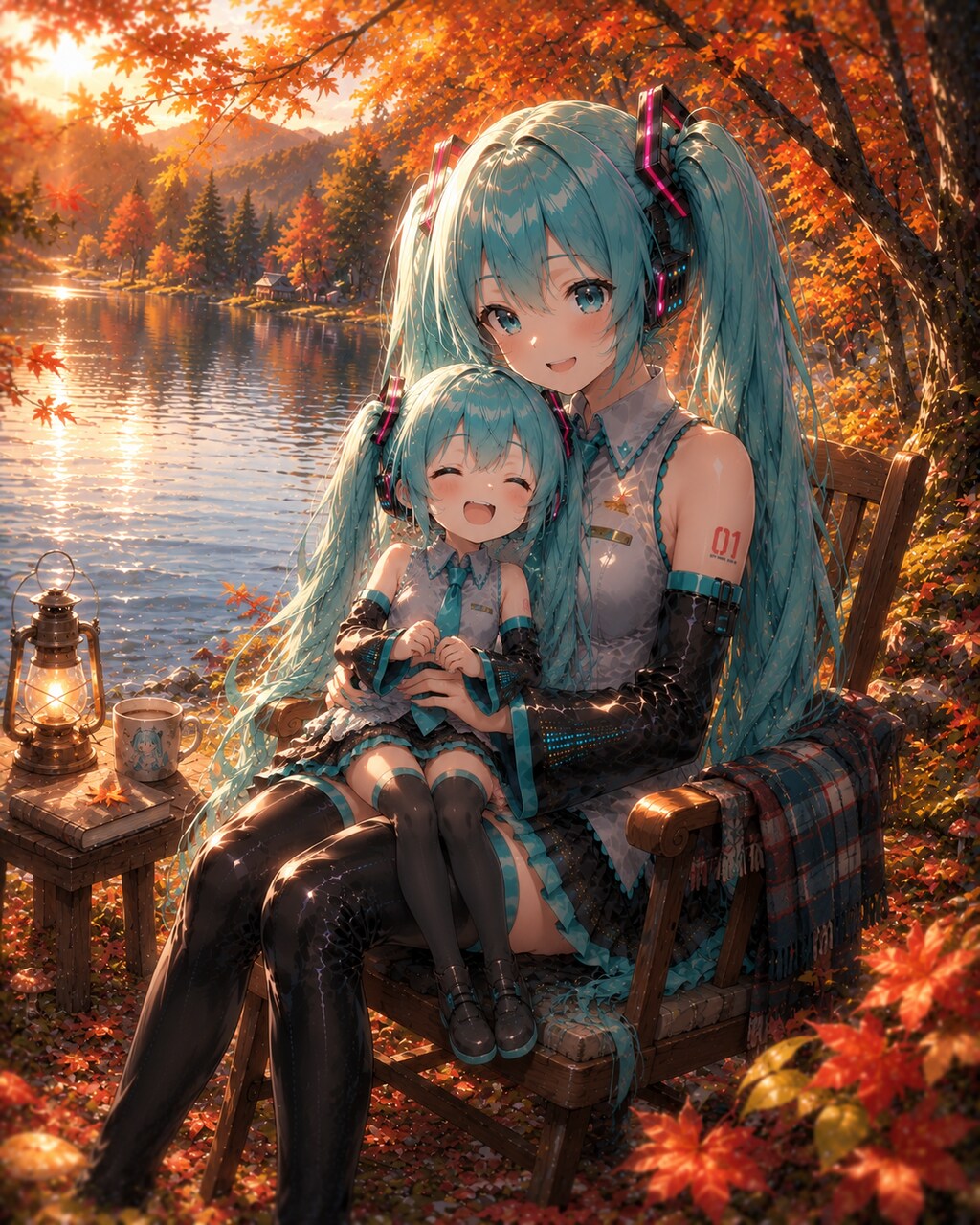 四季を感じて　秋の姉妹