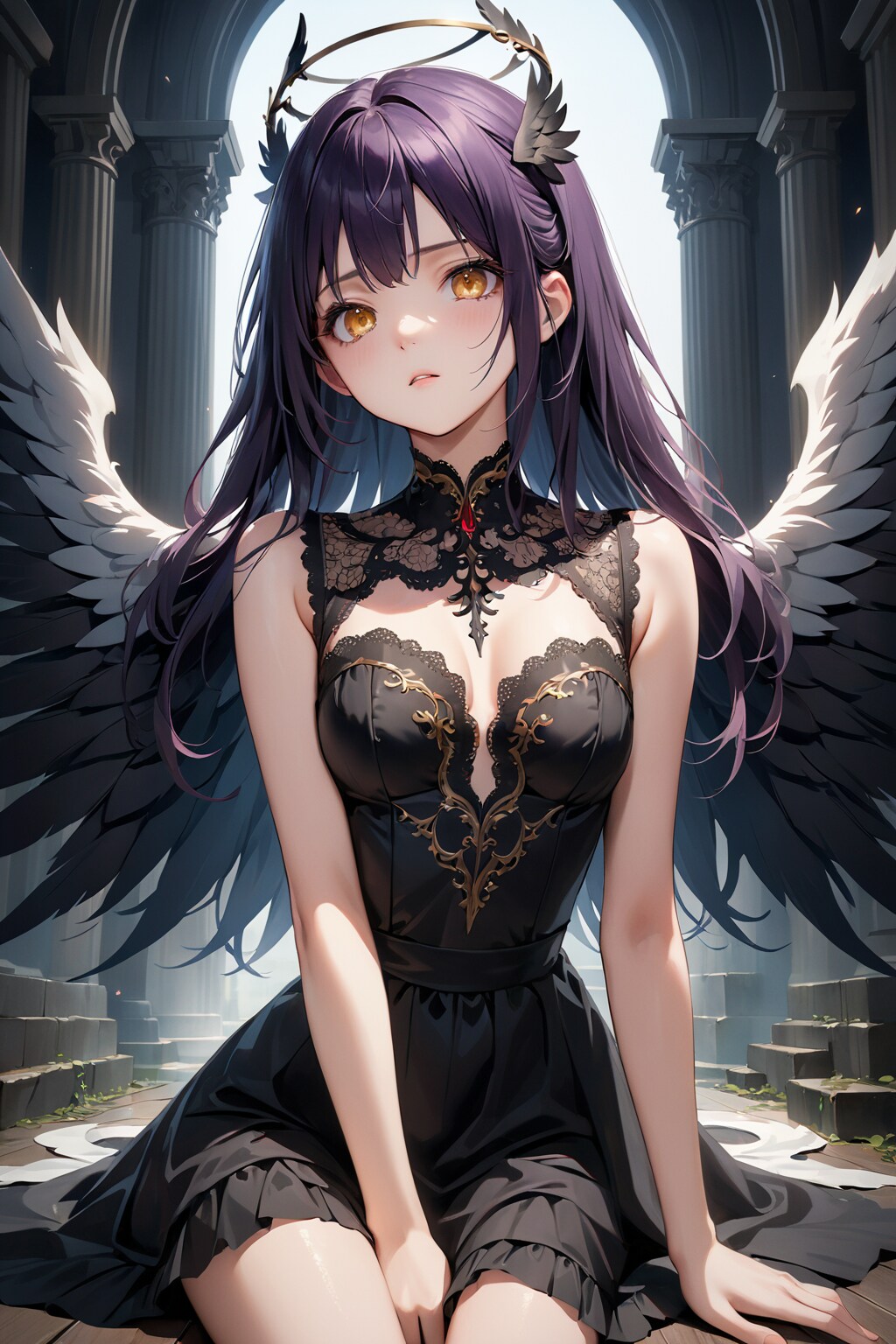 堕天使さん | の人気AIイラスト・グラビア