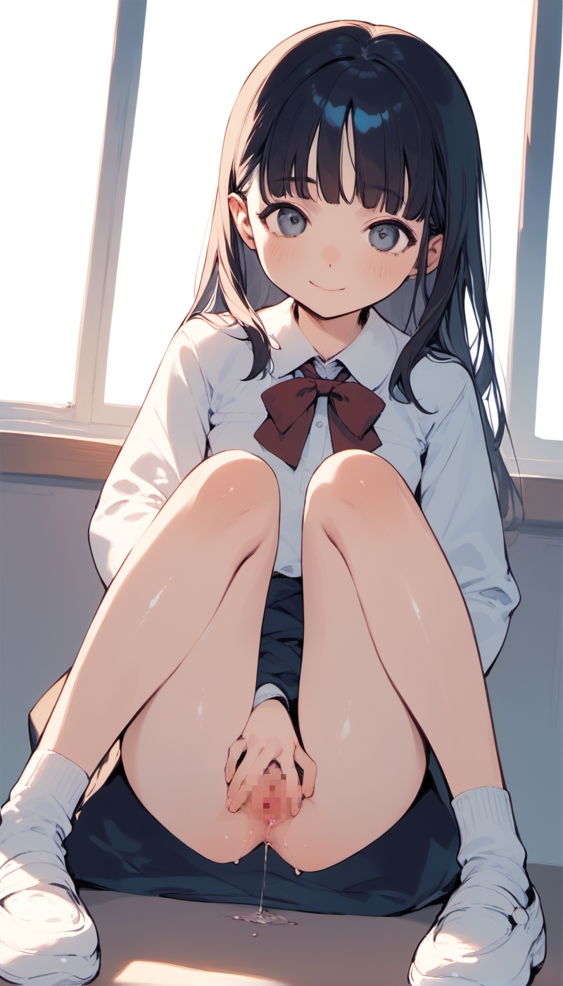 制服のつるぺたさんたち