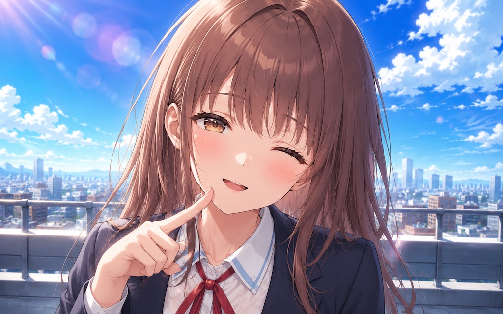 ……えいっ♪