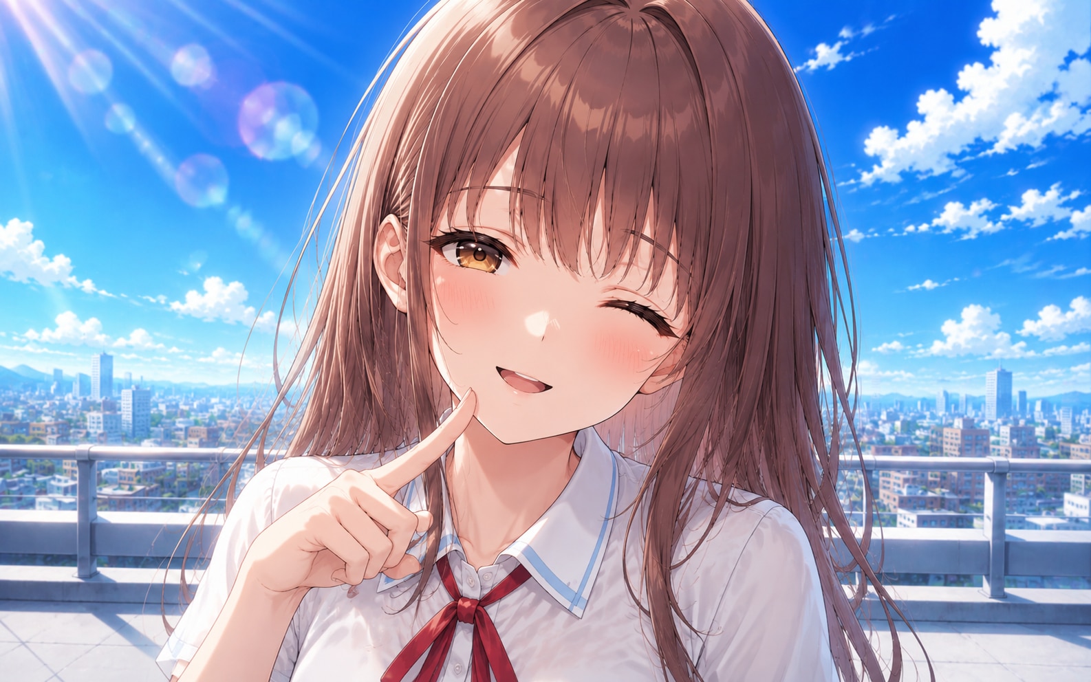……えいっ♪
