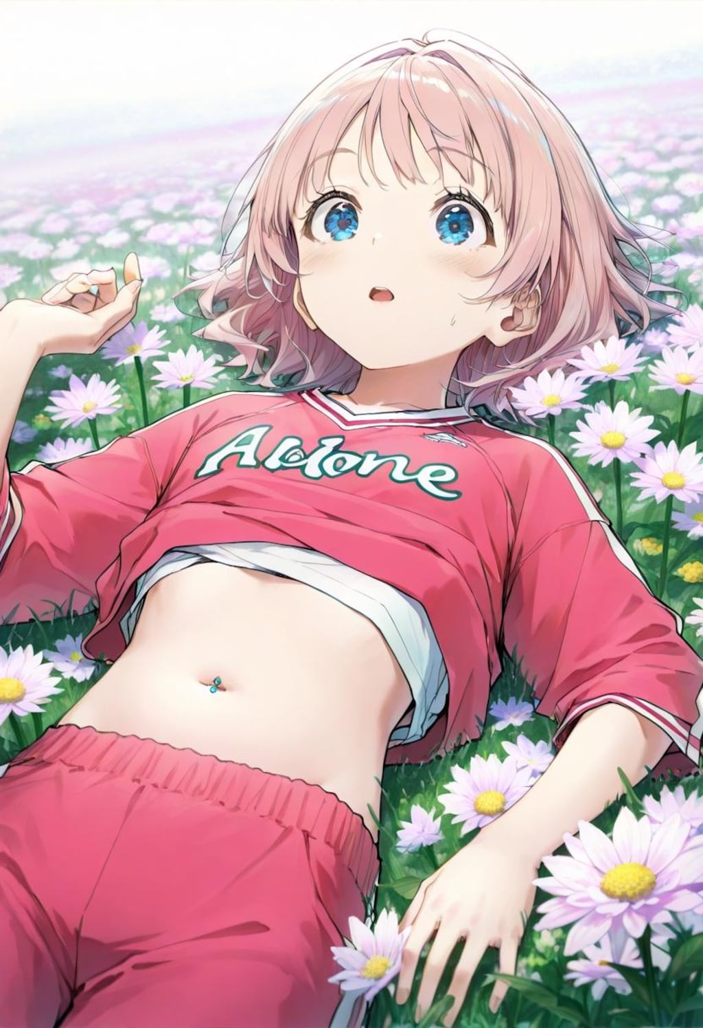 花畑（へそ見せ）