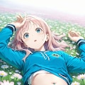 花畑（へそ見せ） 2枚目