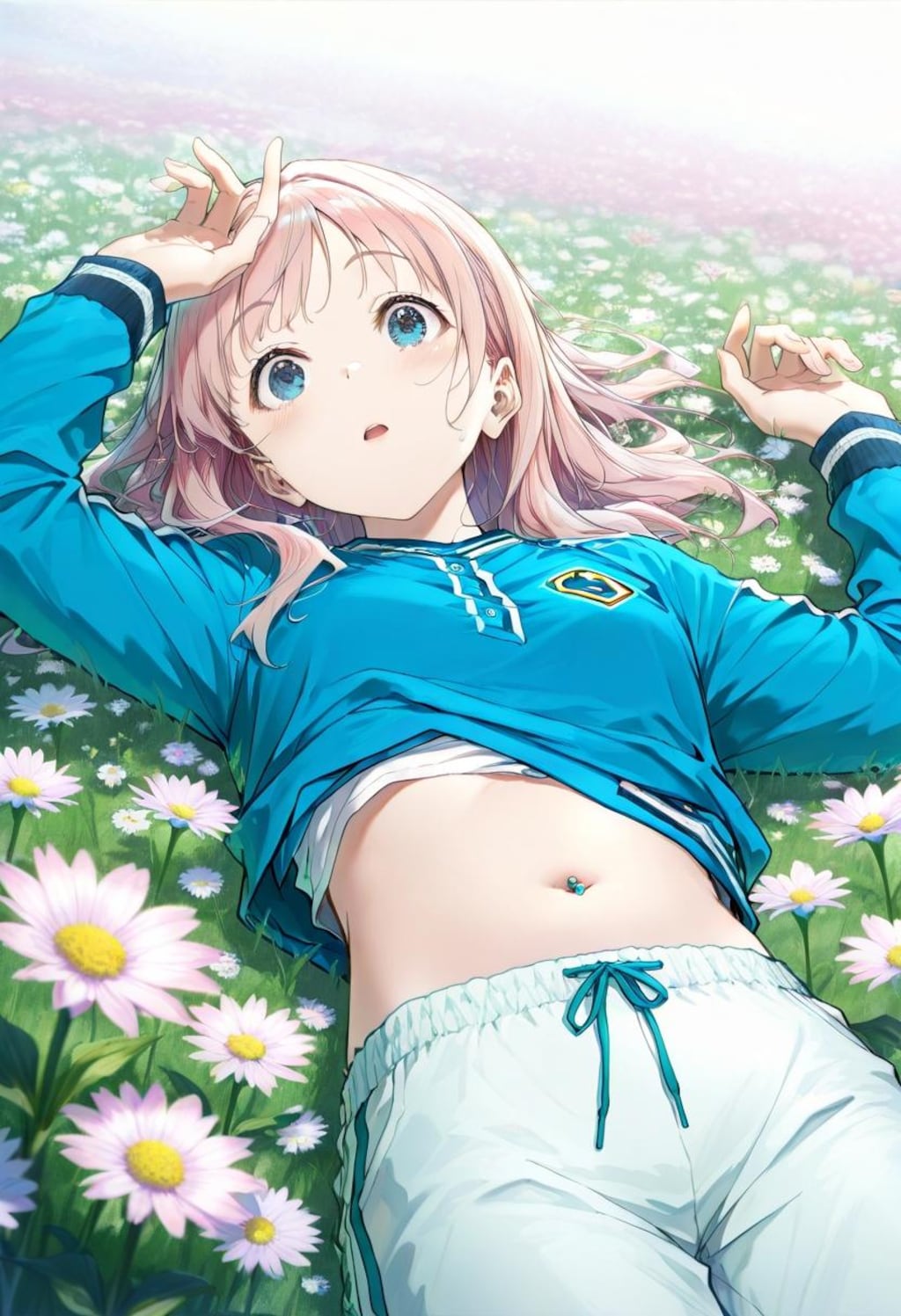 花畑（へそ見せ）