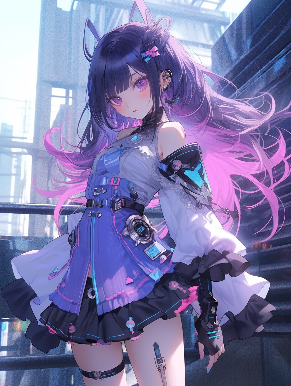サイバーパンク魔法少女？