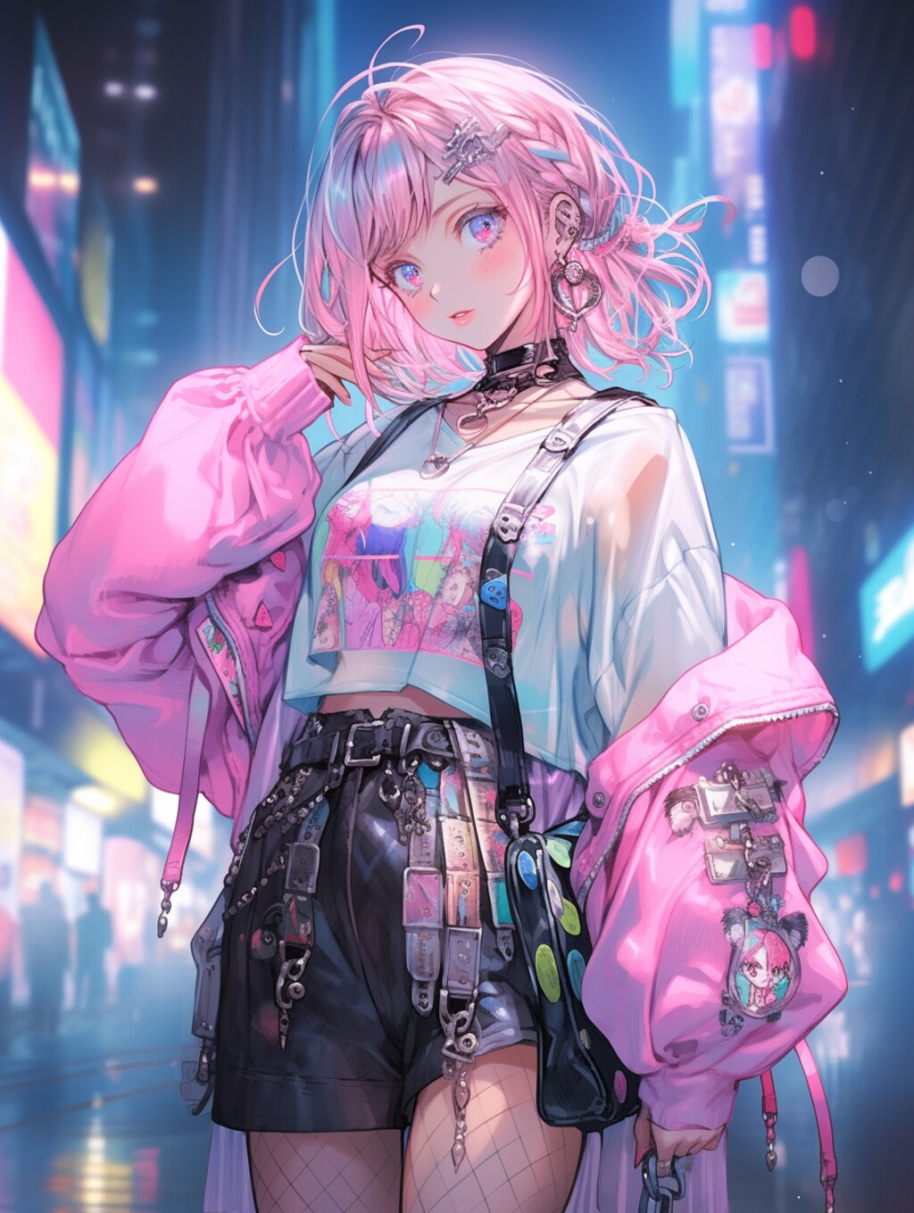 サイバーパンク魔法少女？