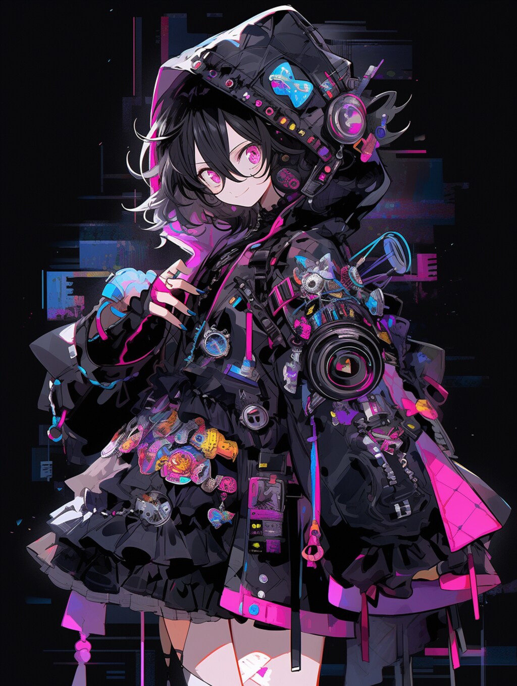 サイバーパンク魔法少女？
