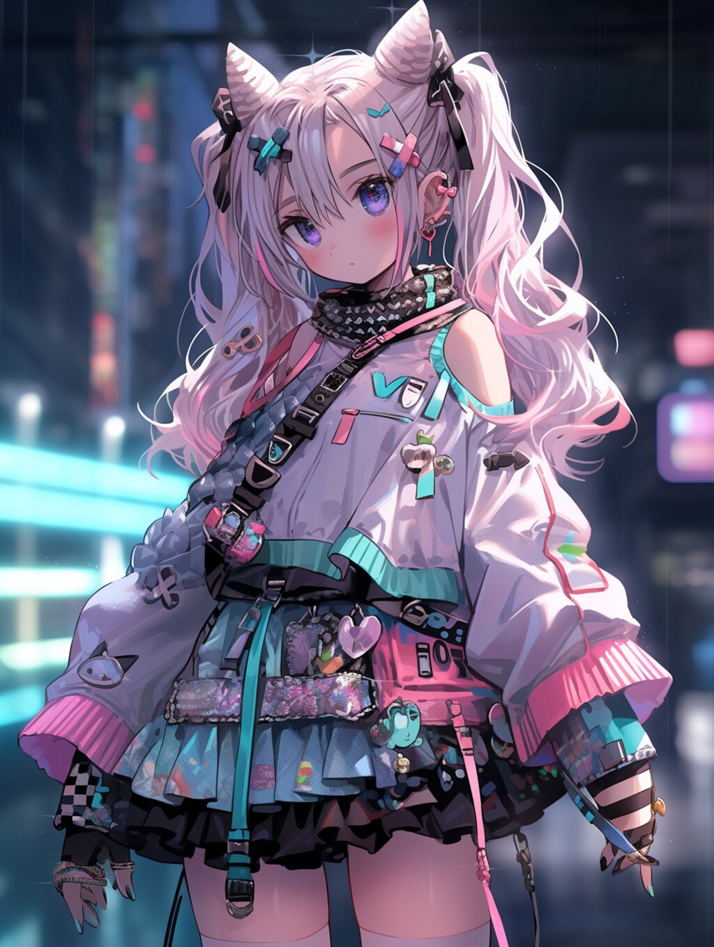 サイバーパンク魔法少女？