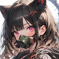 プロンプト「晴天アポカリプス」 ガスマスク。 2枚目
