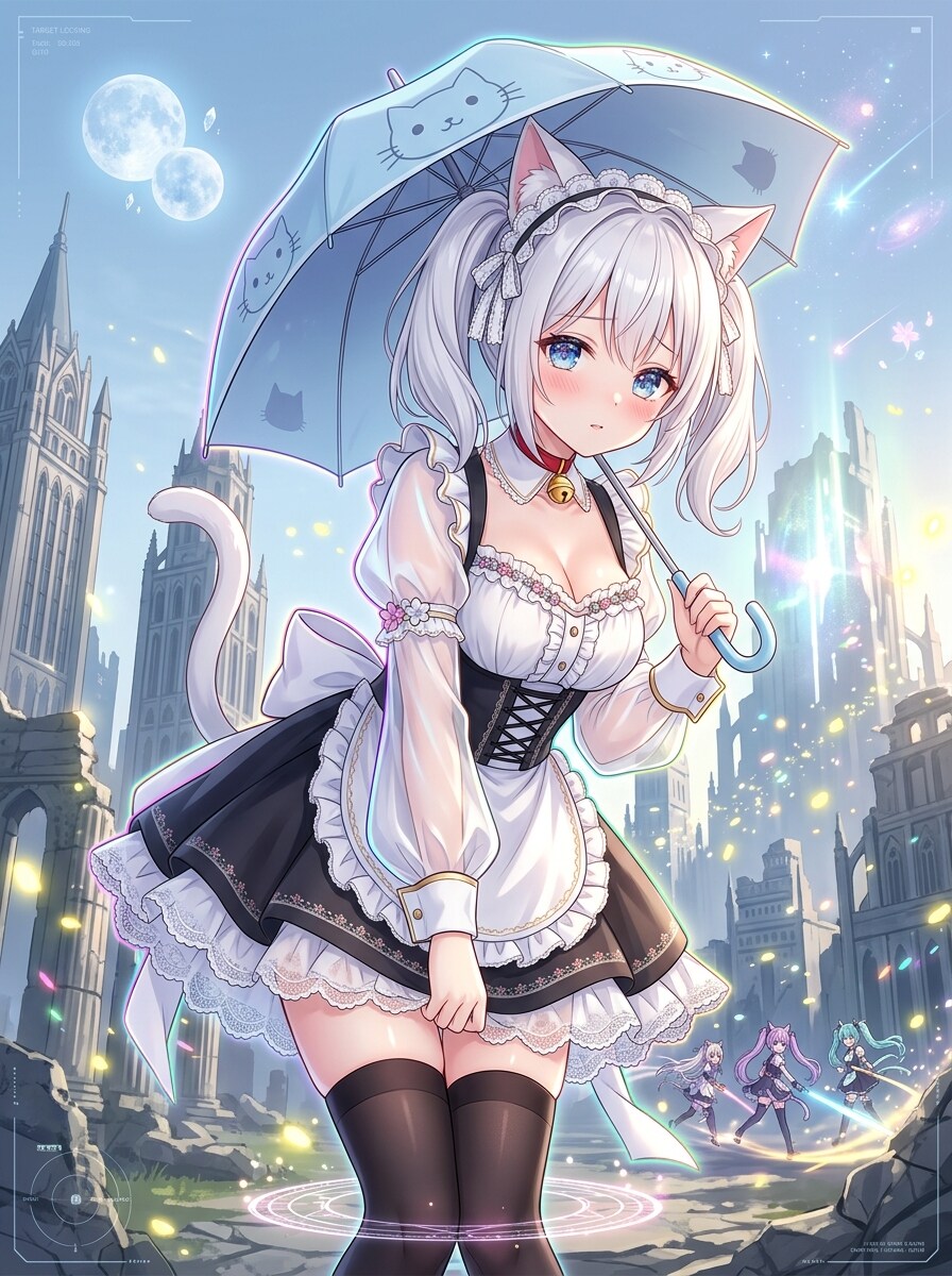 銀ツイにゃん | の人気AIイラスト・グラビア