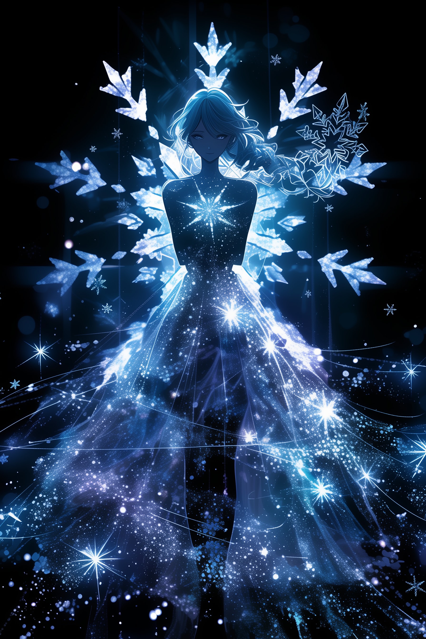 氷の乙女 | の人気AIイラスト・グラビア