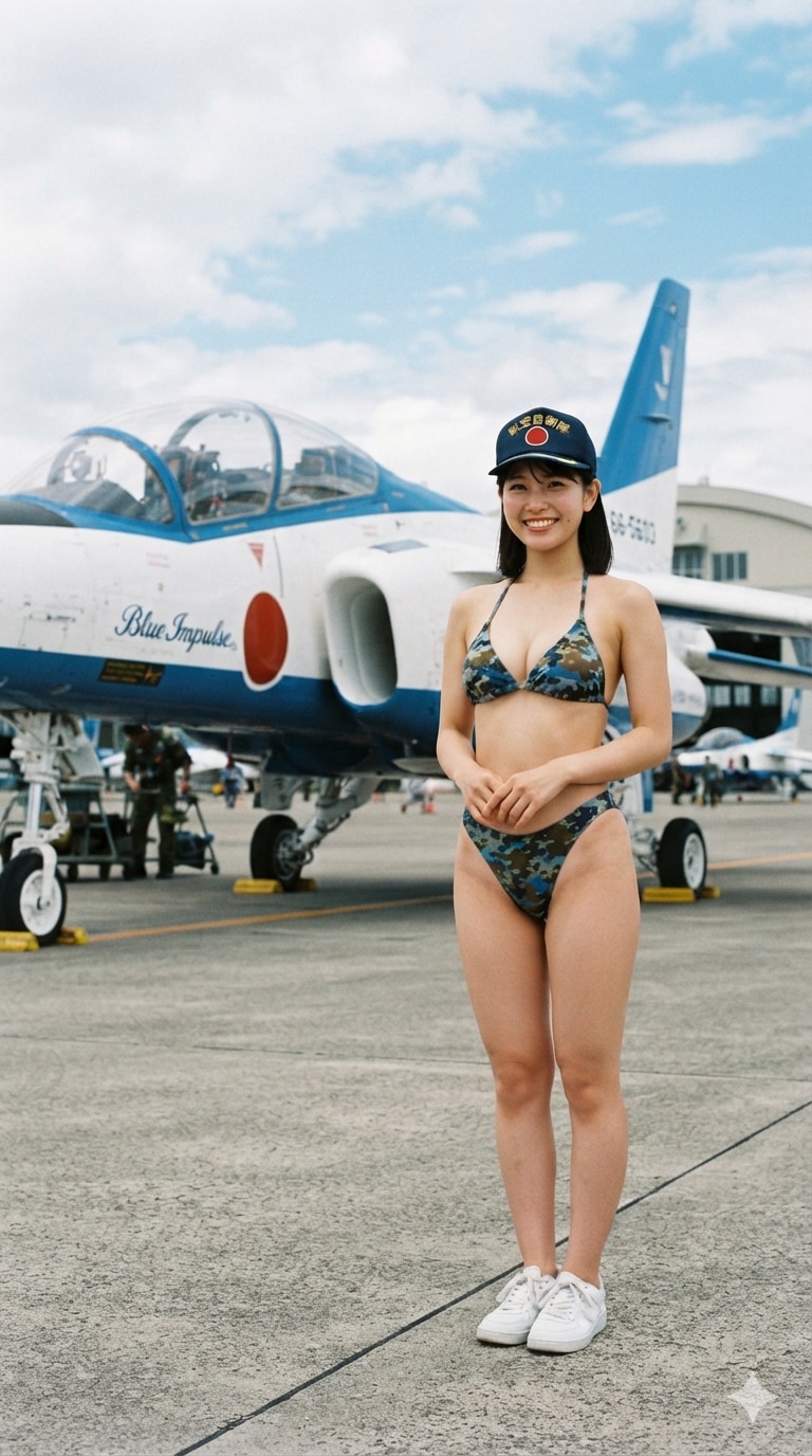 １６日の女性航空自衛官