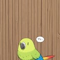 喋るインコ 3枚目