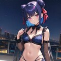 ナイトプールの猫耳クールちゃん 2枚目