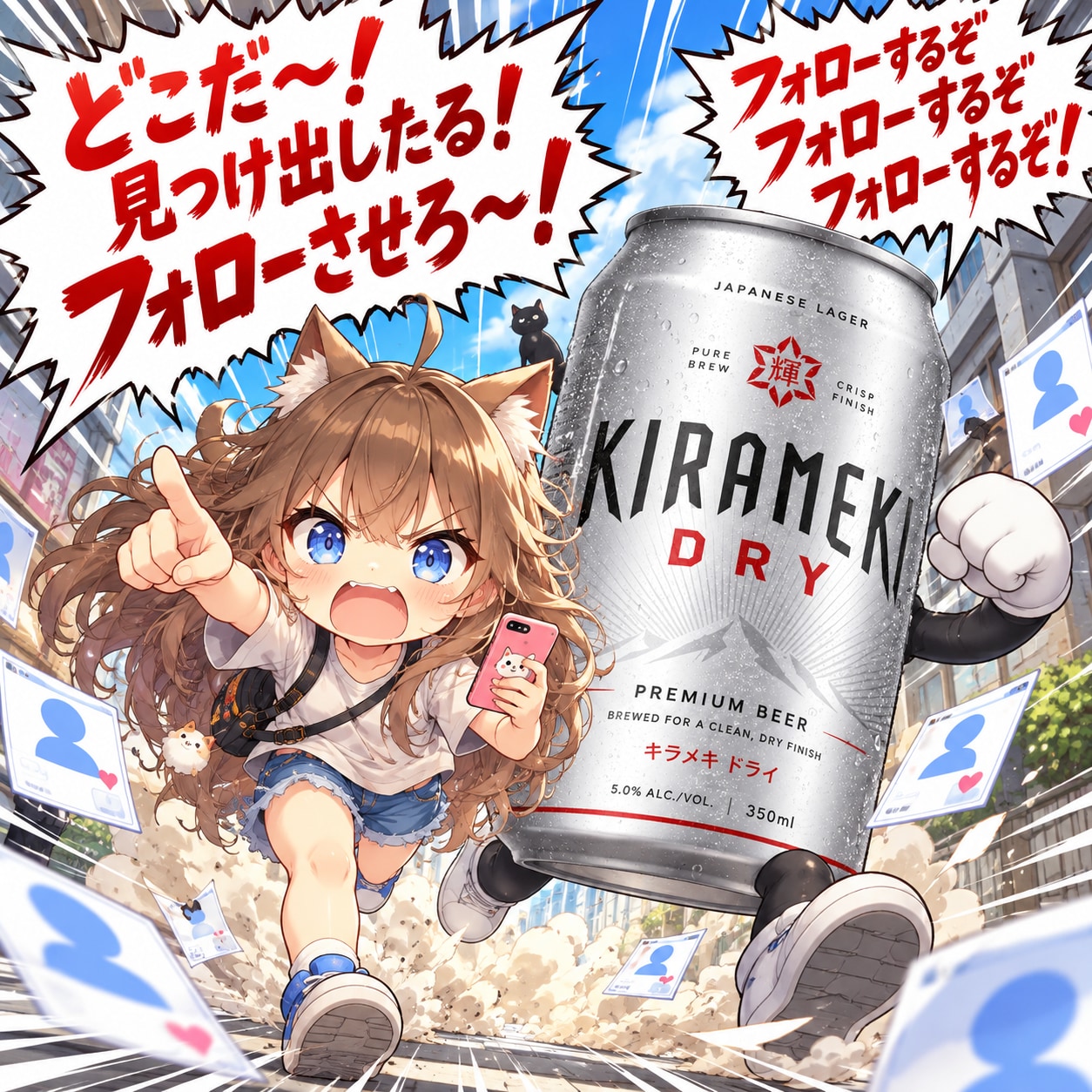 フォローを求める小さな女の子 | の人気AIイラスト・グラビア