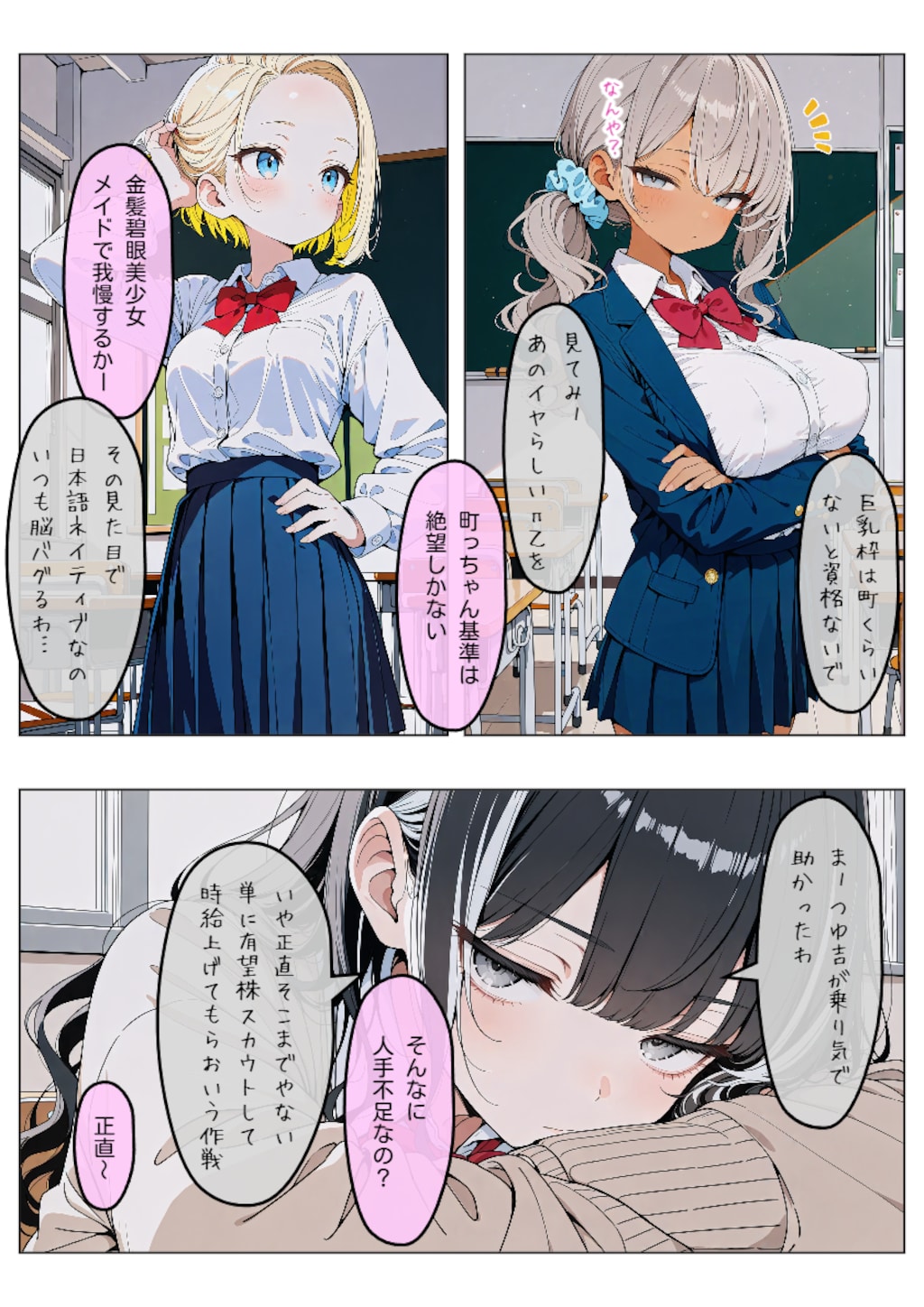 クラスメイトとの日常会話