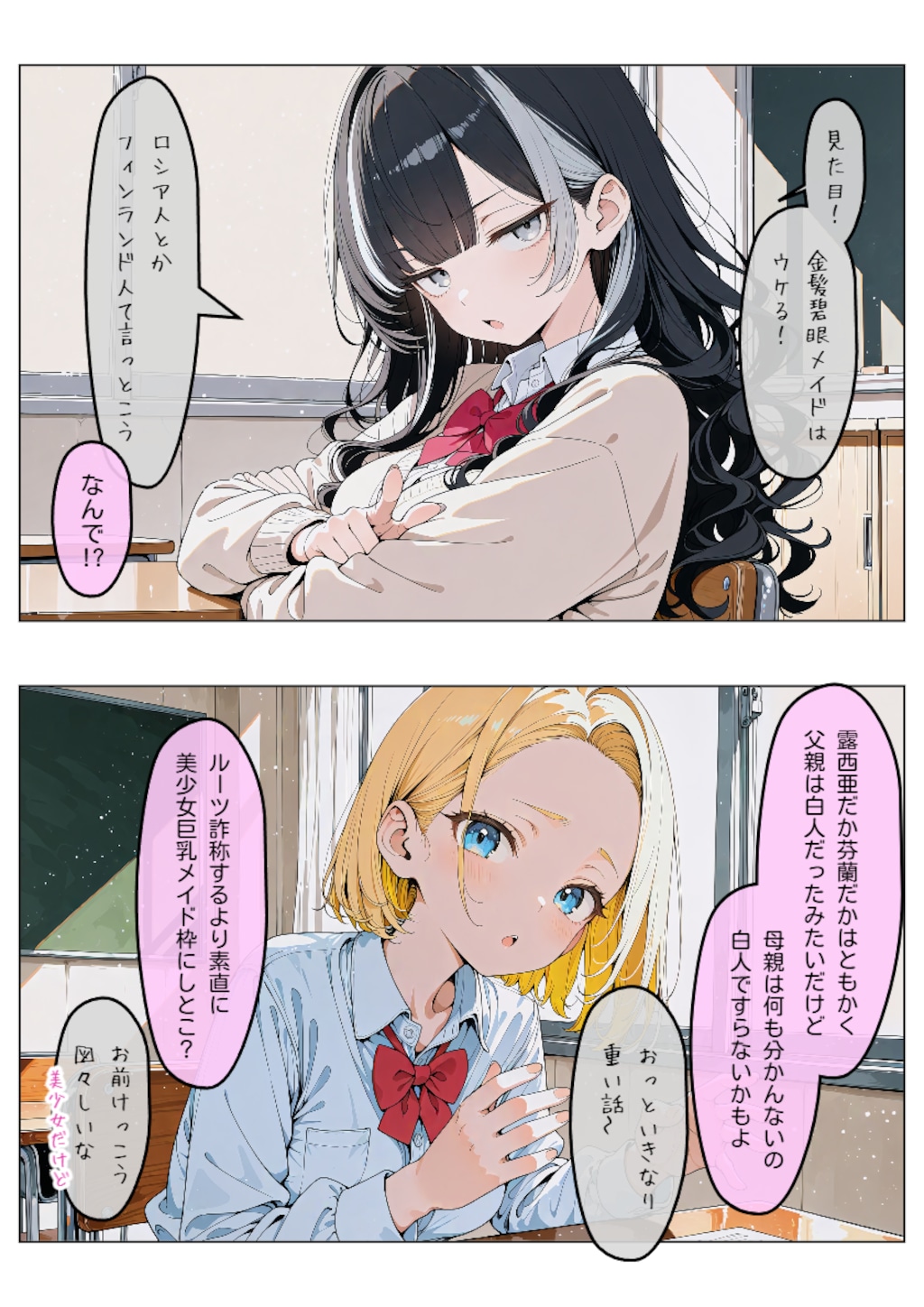 クラスメイトとの日常会話