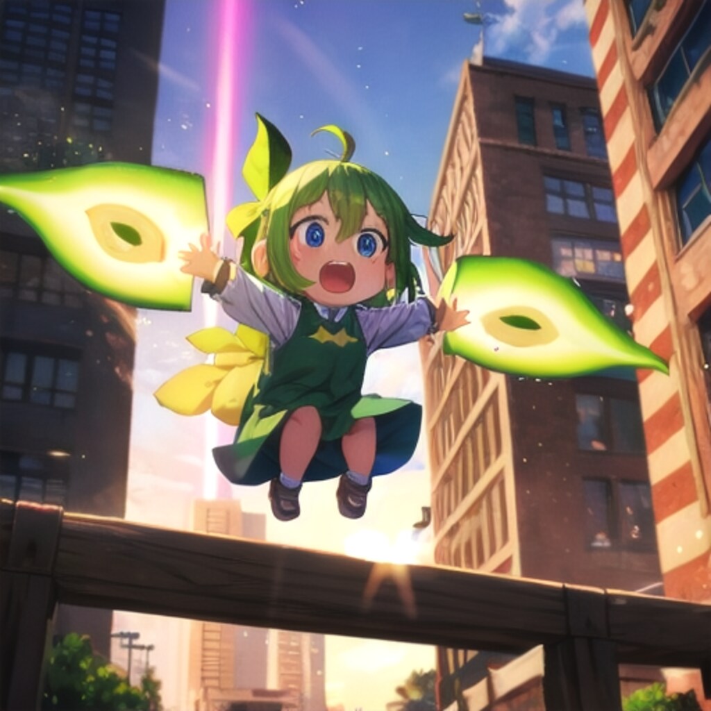 空飛ぶチビガール