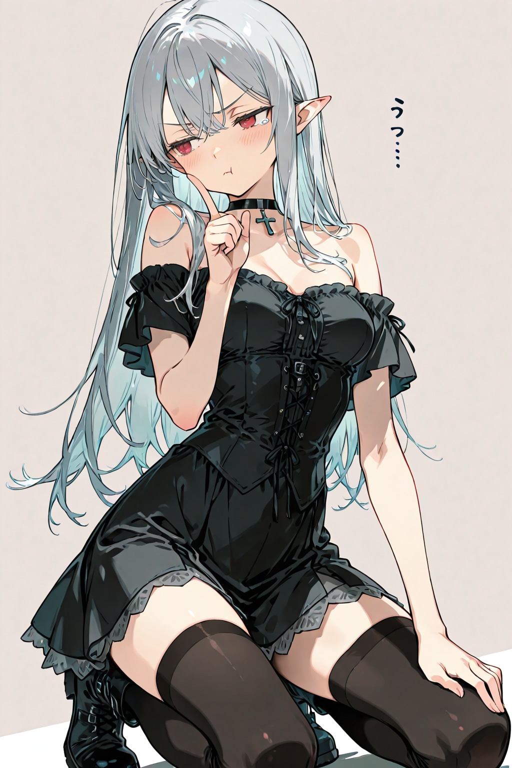 超・個人的なお知らせ『もう、なんでだよー(・ε・｀ )』アビゲイル（TS吸血鬼）