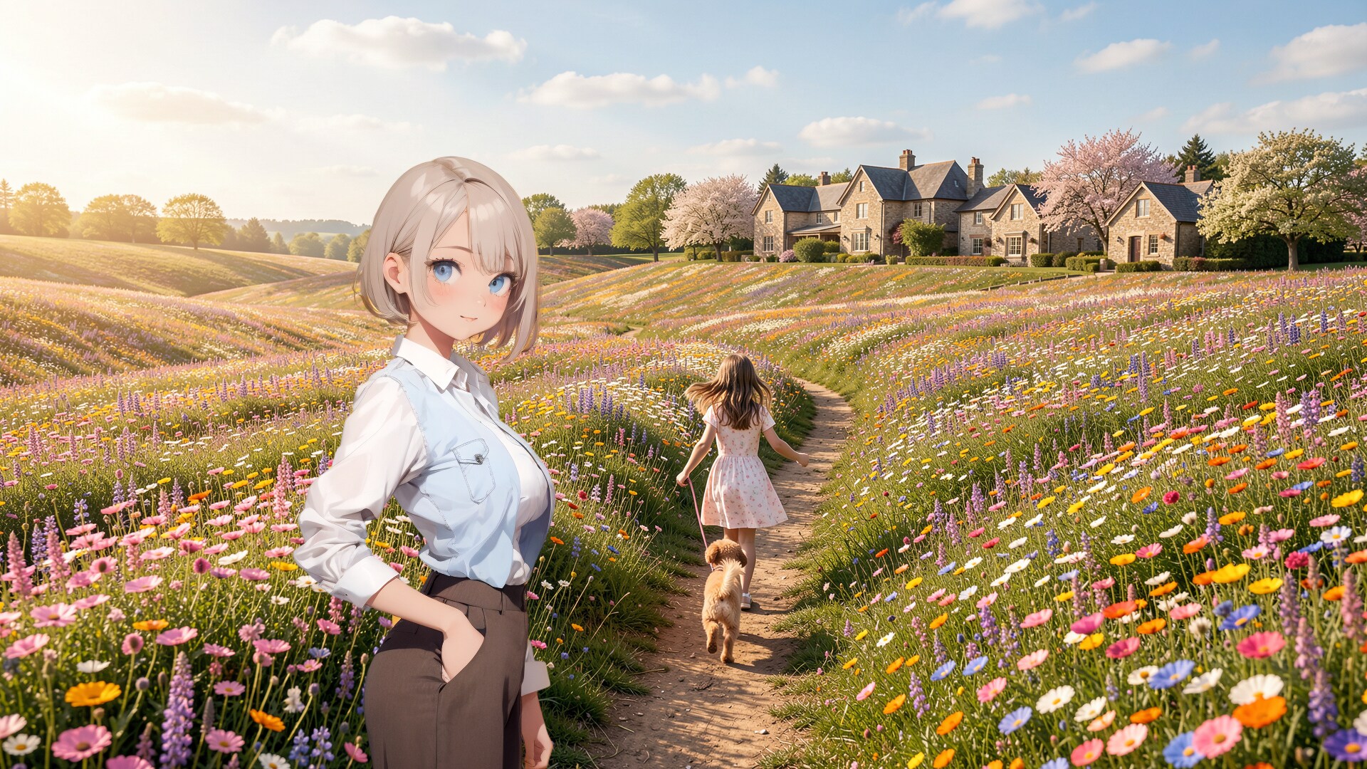 午後の散策 (FullHD 壁紙67 BD071)