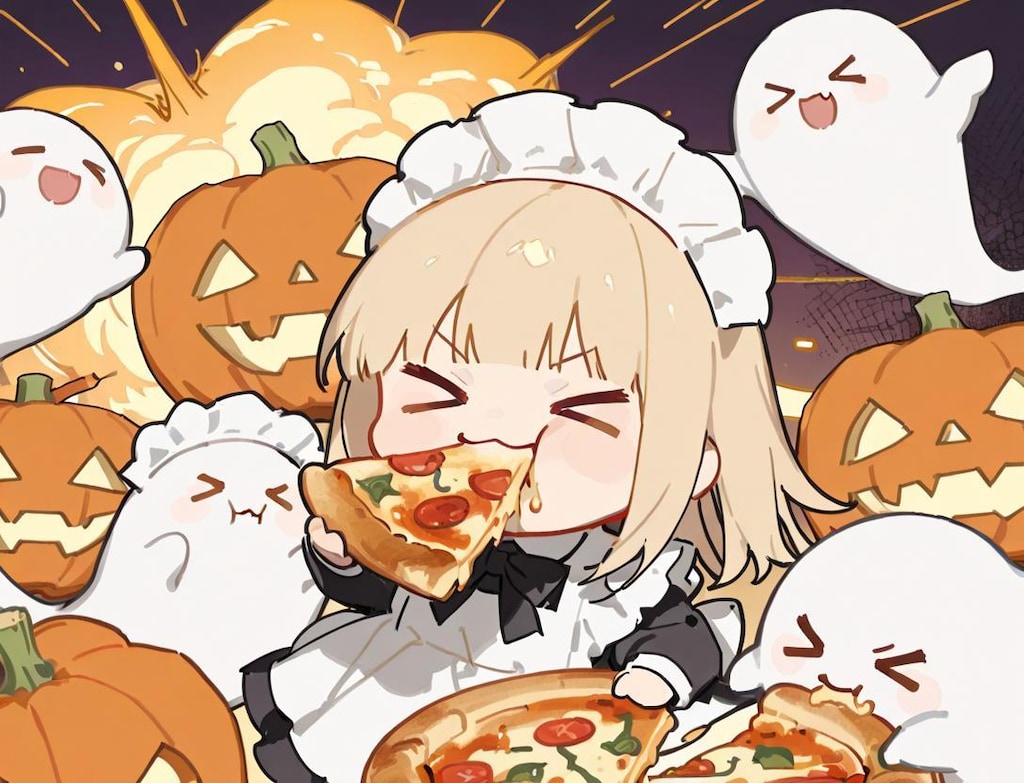 ずっと一緒やでぇ！！✨( >ω<)👻✨